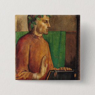 Chapa Cuadrada Retrato de Dante Alighieri, c.1475