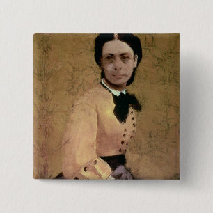 Chapa Cuadrada Retrato de Edgar Degas el de Paulina de