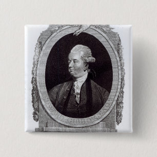 Chapa Cuadrada Retrato de Edward Gibbon