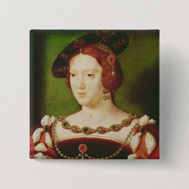 Chapa Cuadrada Retrato de Eleanor de Hapsbourg (Anverso)