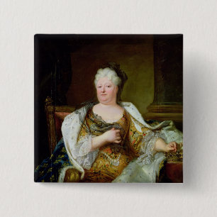 Chapa Cuadrada Retrato de Elizabeth Charlotte de Baviera