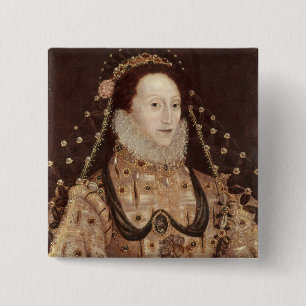 Chapa Cuadrada Retrato de Elizabeth I c.1575-80