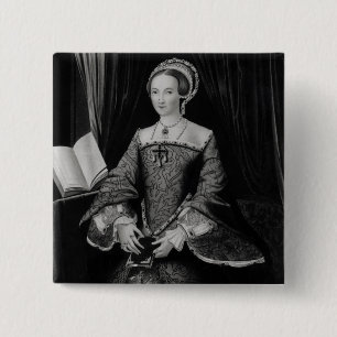 Chapa Cuadrada Retrato de Elizabeth I cuando princesa c.1546