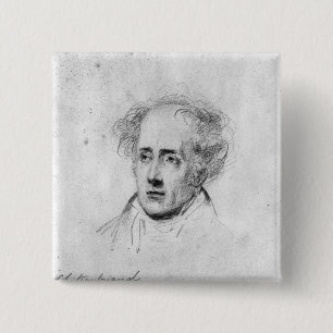 Chapa Cuadrada Retrato de Francois Rene Vicomte de