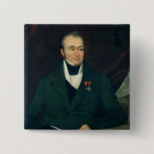 Chapa Cuadrada Retrato de Guillaume Dupuytren