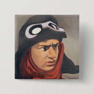 Chapa Cuadrada Retrato de Guynemer, 1921-23