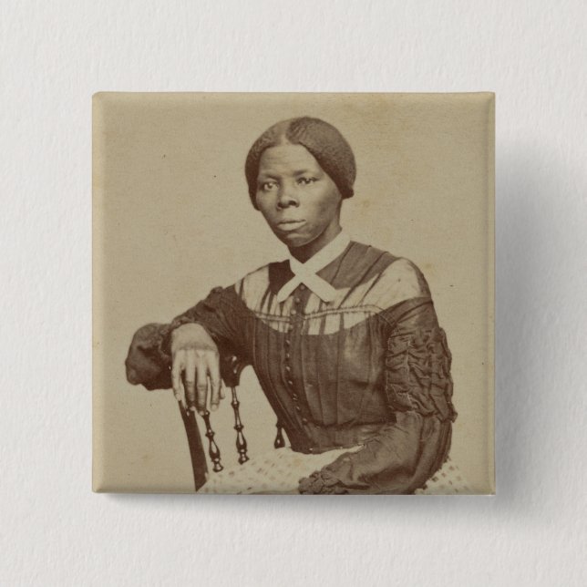 Chapa Cuadrada Retrato de Harriet Tubman el | 1868-69 (Anverso)