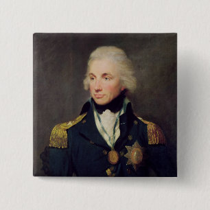 Chapa Cuadrada Retrato de Horatio Nelson, vizconde Nelson