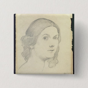 Chapa Cuadrada Retrato de Isadora Duncan, 1908