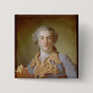 Chapa Cuadrada Retrato de Jean-Georges Noverre, 1764