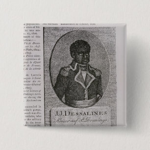 Chapa Cuadrada Retrato de Jean-Jacques Dessalines