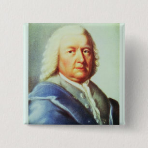Chapa Cuadrada Retrato de Johann Sebastian Bach