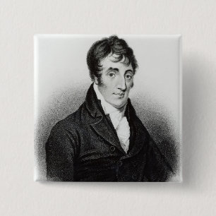 Chapa Cuadrada Retrato de John Clare