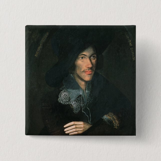 Chapa Cuadrada Retrato de John Donne, c.1595 (Anverso)
