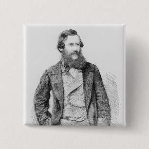 Chapa Cuadrada Retrato de John Hanning Speke