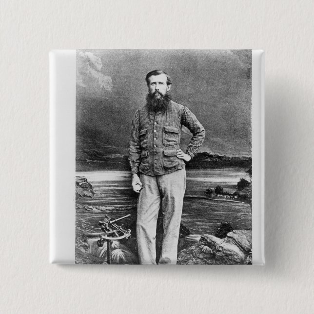 Chapa Cuadrada Retrato de John Hanning Speke (Anverso)