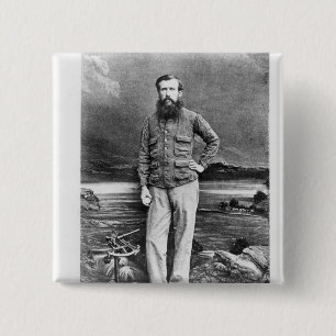 Chapa Cuadrada Retrato de John Hanning Speke