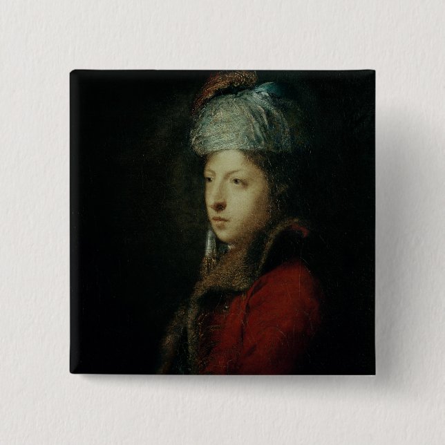 Chapa Cuadrada Retrato de José Marchi 1753 (Anverso)