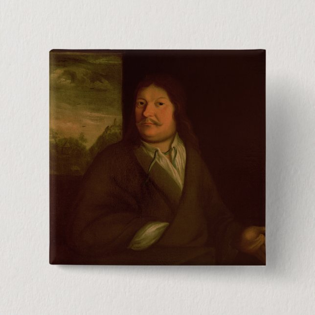 Chapa Cuadrada Retrato de Juan Ambrosius Bach, 1685 (Anverso)