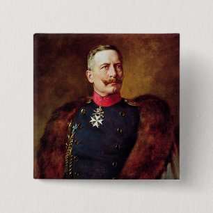Chapa Cuadrada Retrato de Kaiser Wilhelm Ii