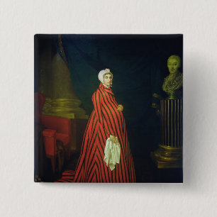 Chapa Cuadrada Retrato de la actriz y del Praskovya