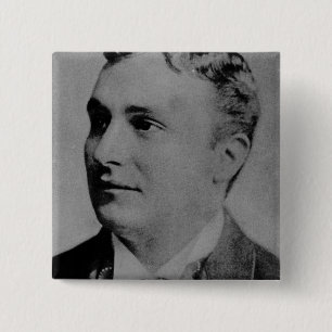 Chapa Cuadrada Retrato de la chaqueta de punto Chaplin, senior de