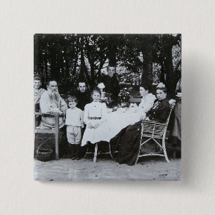 Chapa Cuadrada Retrato de la familia autor del Leo N. Tolstoy