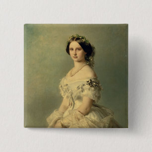 Chapa Cuadrada Retrato de la princesa de Baden, 1856