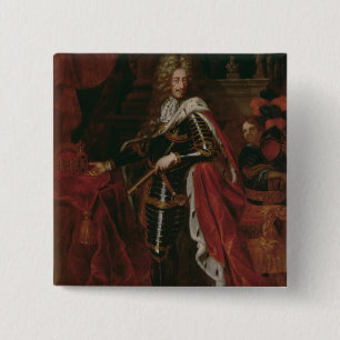 Chapa Cuadrada Retrato de Leopold I, emperador romano santo