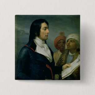 Chapa Cuadrada Retrato de Louis Charles Antoine Desaix