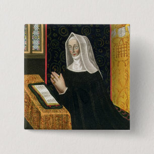 Chapa Cuadrada Retrato de Margaret Beaufort, condesa de Richmon