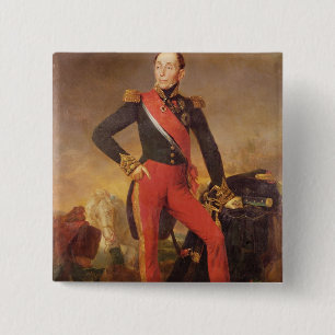 Chapa Cuadrada Retrato de Marquis Manuel de Grouchy