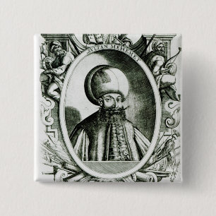 Chapa Cuadrada Retrato de Mehmet III