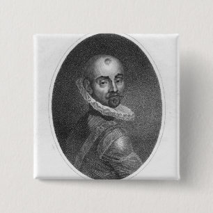 Chapa Cuadrada Retrato de Michel de Montaigne
