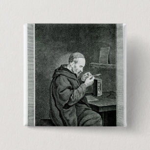 Chapa Cuadrada Retrato de Miguel Nostradamus