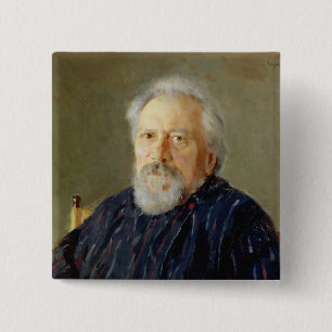 Chapa Cuadrada Retrato de Nikolay Leskov