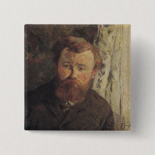 Chapa Cuadrada Retrato de Paul Gauguin el   de Aquiles Granchi