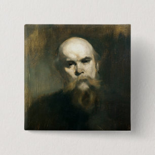 Chapa Cuadrada Retrato de Paul Verlaine 1890