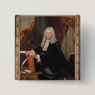 Chapa Cuadrada Retrato de Philibert Orry