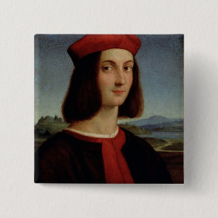Chapa Cuadrada Retrato de Pietro Bembo joven, 1504-6