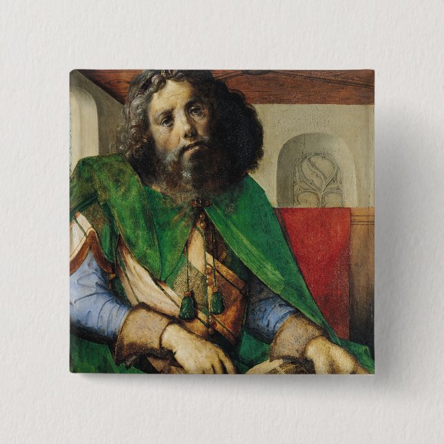 Chapa Cuadrada Retrato de Platón c.1475 (Anverso)