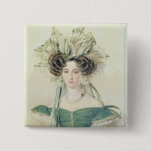 Chapa Cuadrada Retrato de princesa Elizabeth Vorontsova
