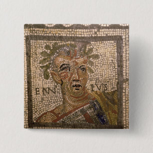 Chapa Cuadrada Retrato de Quintus Ennius