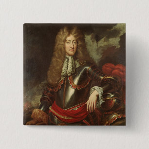 Chapa Cuadrada Retrato de rey James II, c.1690