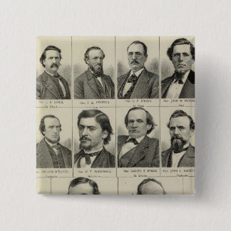 Chapa Cuadrada Retrato de senadores en Minnesota