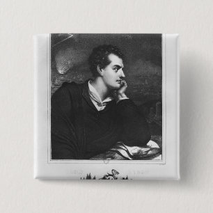 Chapa Cuadrada Retrato de señor Byron