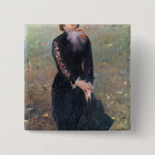 Chapa Cuadrada Retrato de señora Eduardo Pailleron, 1879