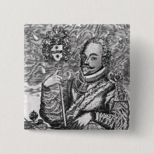 Chapa Cuadrada Retrato de sir Francis Drake