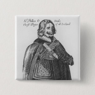 Chapa Cuadrada Retrato de sir Phillom O'Neale