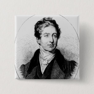 Chapa Cuadrada Retrato de sir Robert Peel
